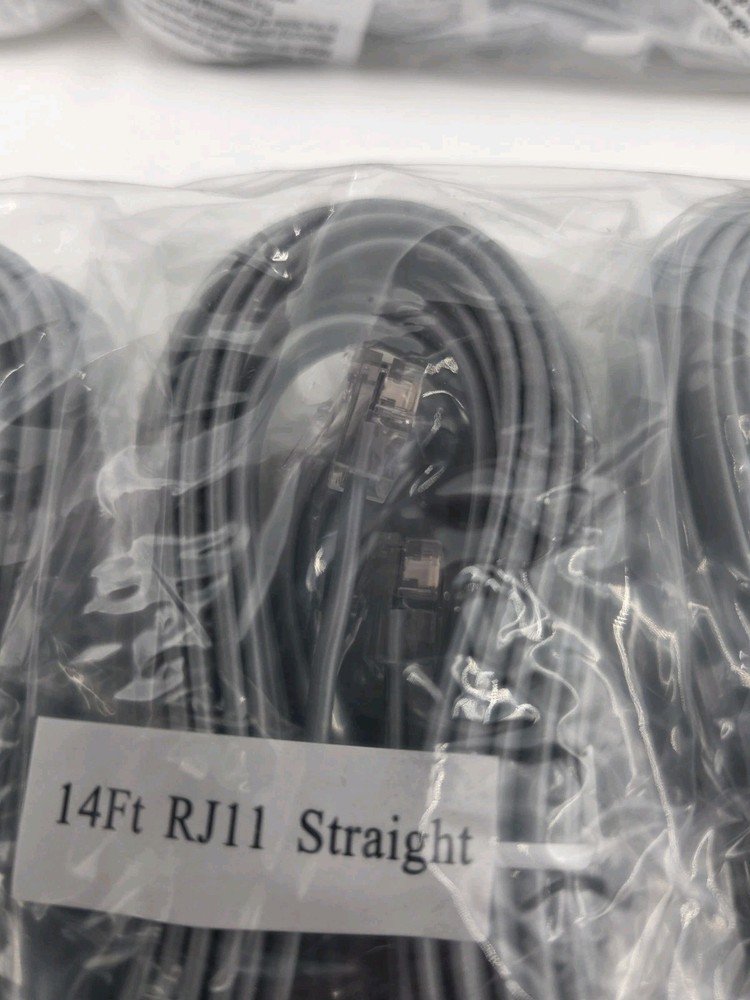 50-Pack RJ11 - RJ11 14ft Cable