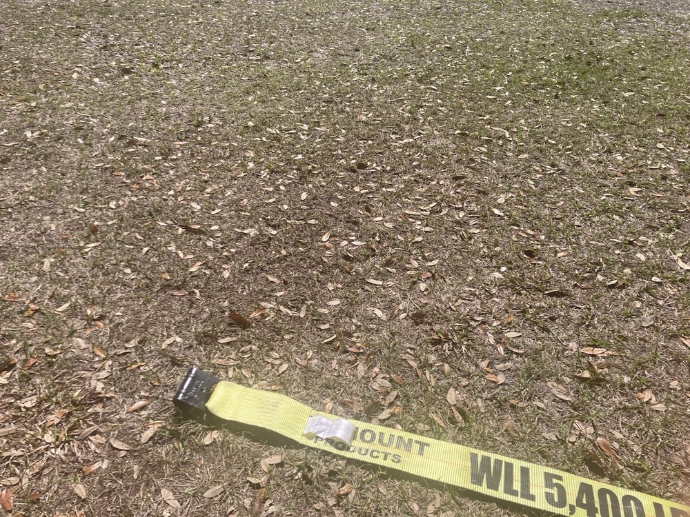 Paramount 4" x 30' Winch Strap with 4" Flat Hook-5400 lbs Working Load Limit.