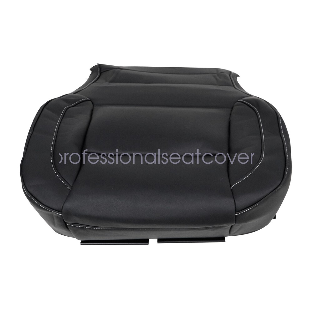 Driver Side Bottom Seat Cover Jet Black For Chevy Silverado GMC Sierra 2014-2019