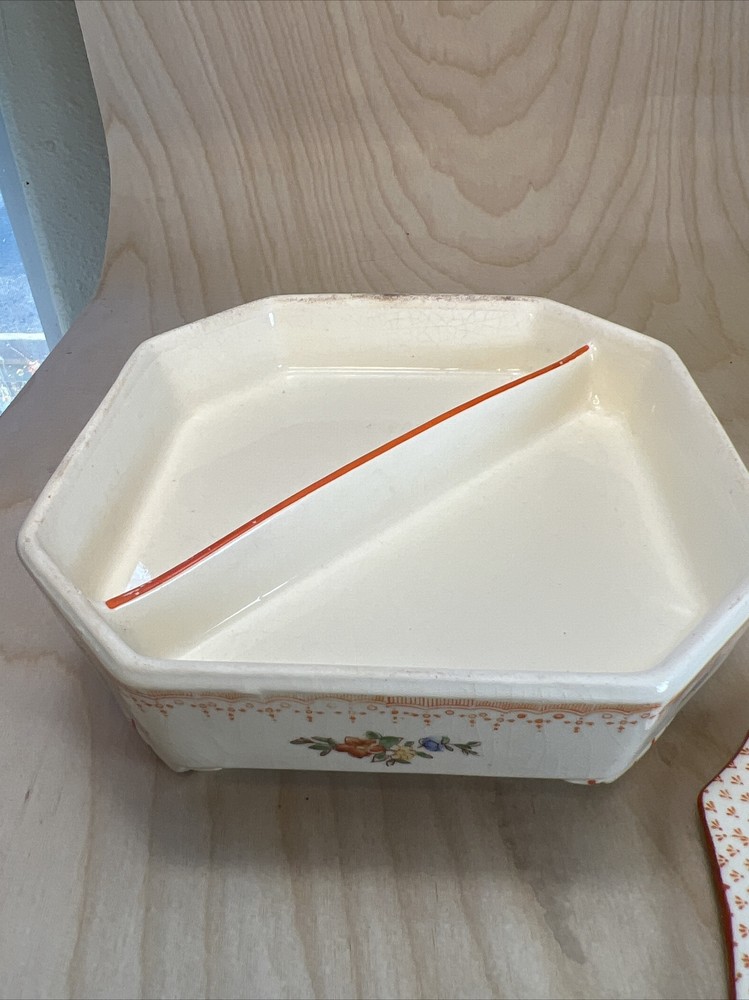 Chintz Divided Covered Dish Japan