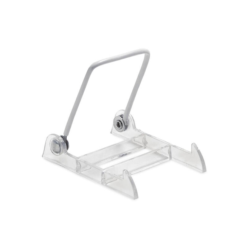 (1 ) Acrylic Adjustable DISPLAY STAND MEDIUM BLACK Plate Bowl Tile Book