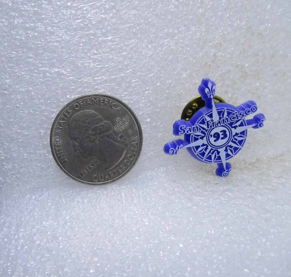 '93 San Francisco Compass Plastic Pin