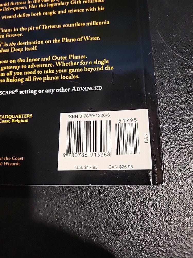 Vortex of Madness & Other Planar Perils (Advanced Dungeons & Dragons Accessory)
