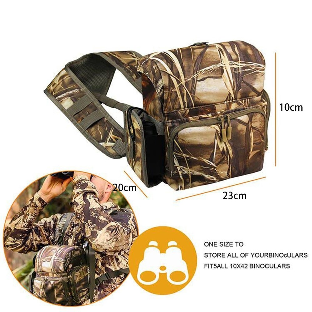 Binocular Harness Chest Pack Portable Sturdy for Backpacking Hiking Climbing