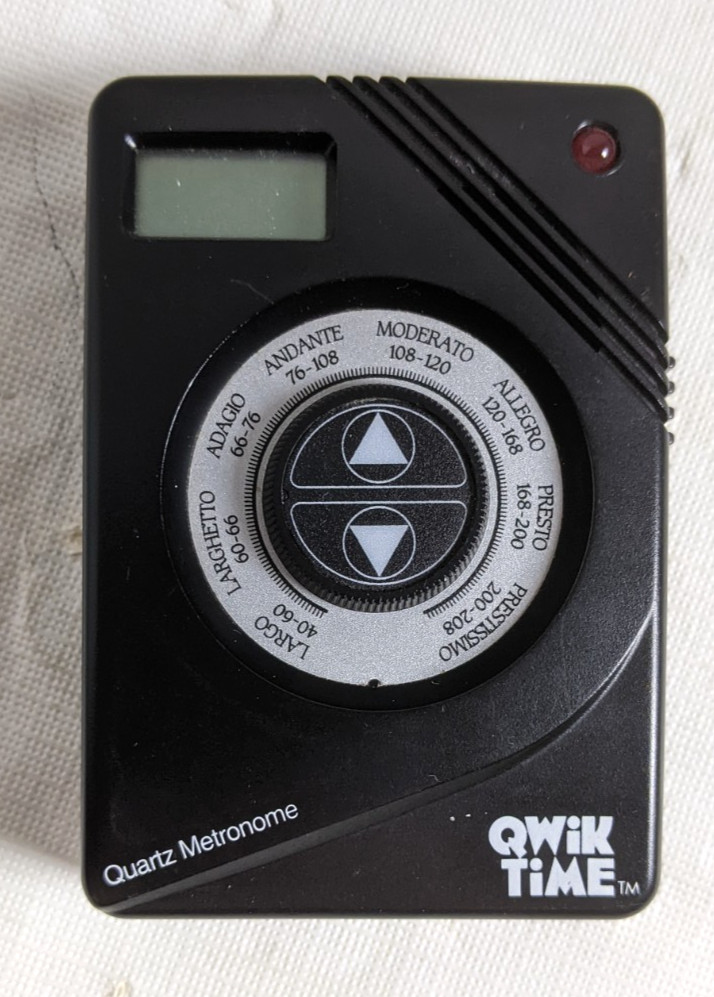 Qwik Time Quartz Metronomes With Stand 1995