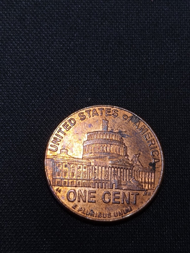 2009d Lincoln cent - double date - nice toning obverse / reverse