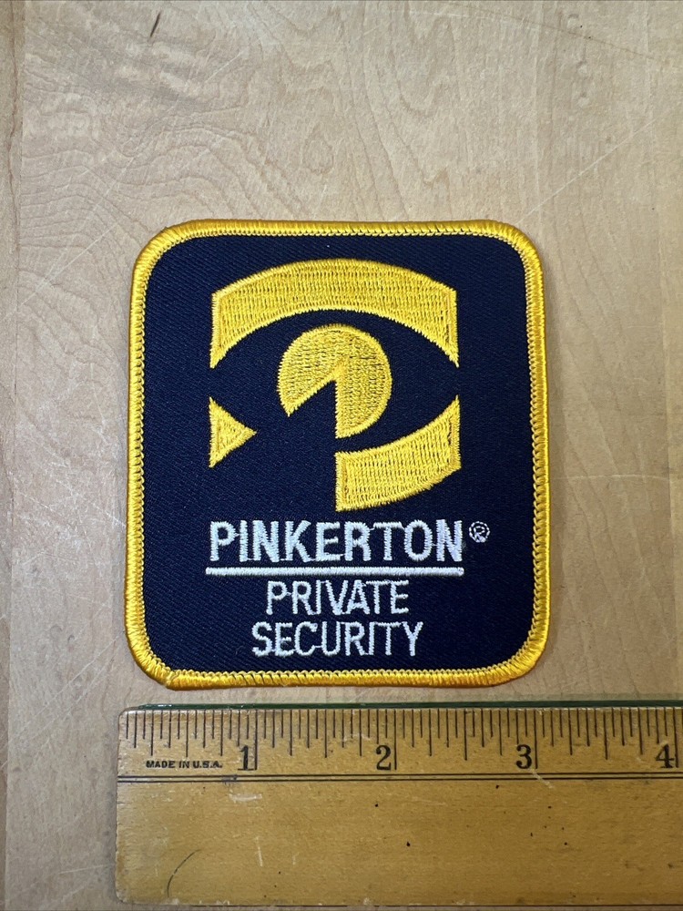 Pinkerton Private Security Patch 3" X 3.5" PB2