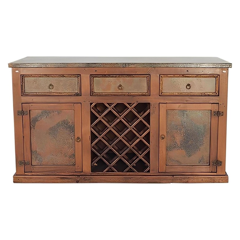THE BLACKSMITHS BAR | VERDI-GRIS COPPER INSERTS & FORGED IRON