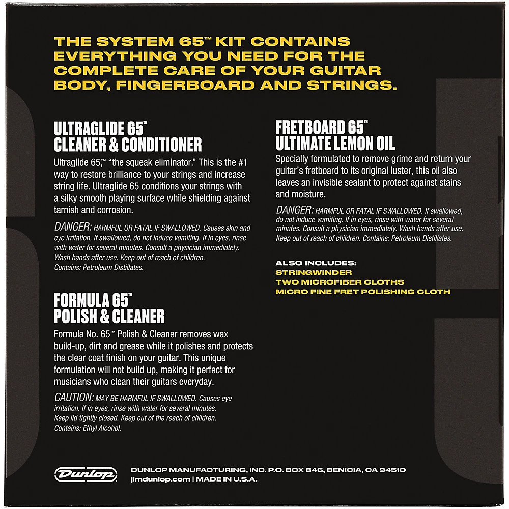 Dunlop Formula 65 Guitar Tech Kit