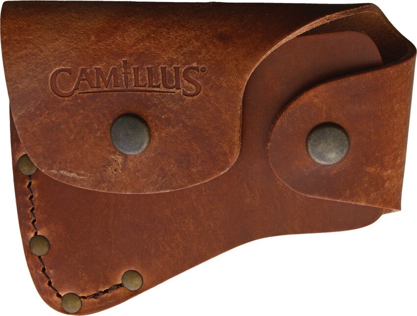 Camillus Teca Hatchet Sheath Vegetable Tanned Leather Constructions Belt Loop