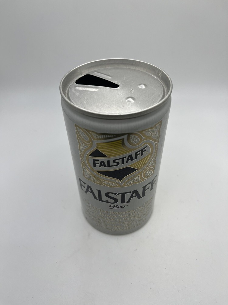 Falstaff Empty Beer Can 12oz Vintage Pull Tab