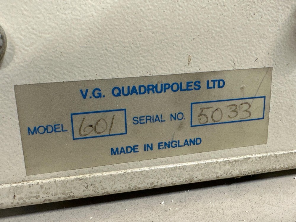 V. G. Quadrupoles Model 601 Mass Spectrometer Controller