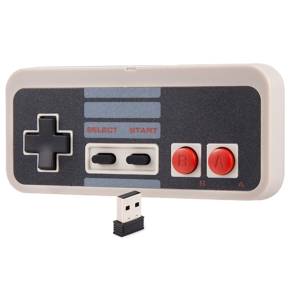 USB NES Wireless Controller &Reciver Joystick for PC/Gamepad Window PC MAC Linux