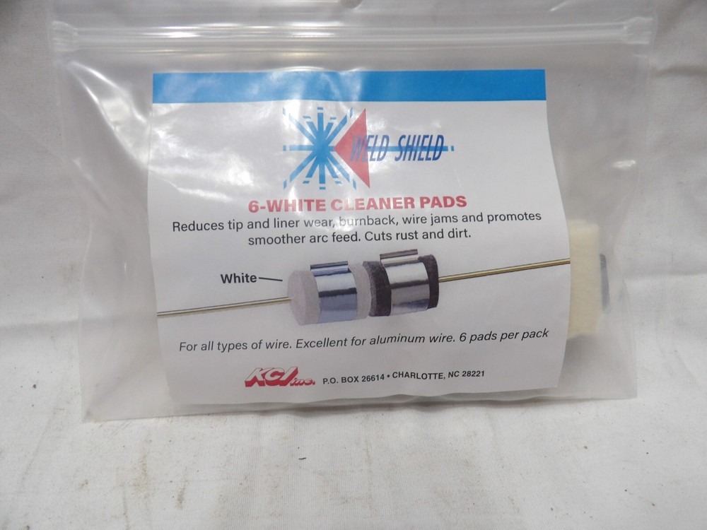 KCI Weld Shield White Cleaner Pads (Pkg of 6)