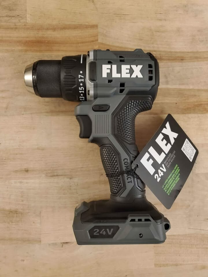 New FLEX Drill Brushless 24 Volt Cordless Compact