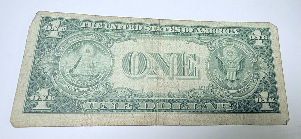 1935G- US One Dollar Silver Certificate Banknote- STAR NOTE #7732
