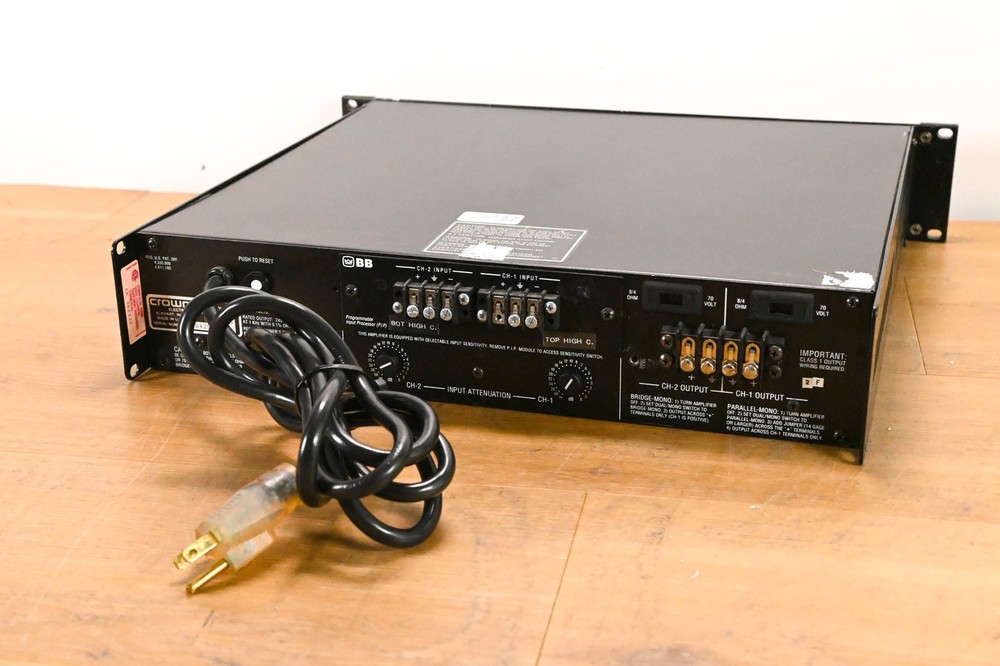 Crown Com-Tech 400 2-Channel Power Amplifier CG01ZTY