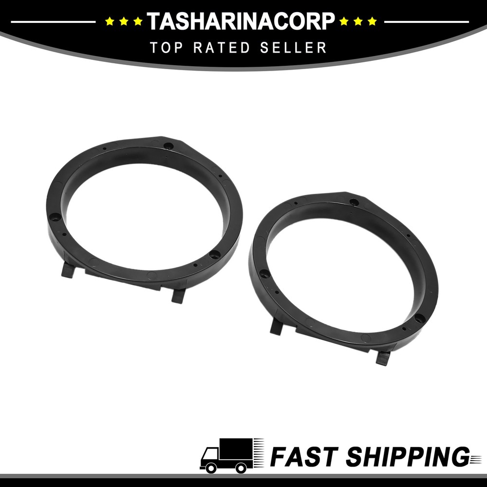 2 Pcs 6.5" Solid Car Stereo Speaker Spacer Mount Adapter Ring Bracket for Honda