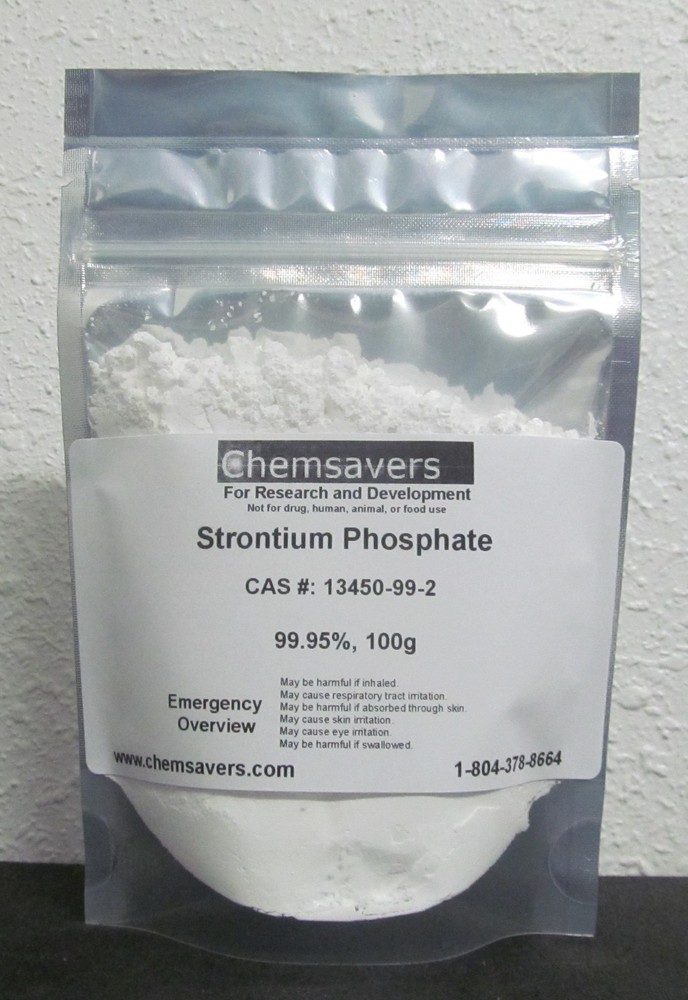 Strontium Phosphate, 99.95%, Certified, 100g