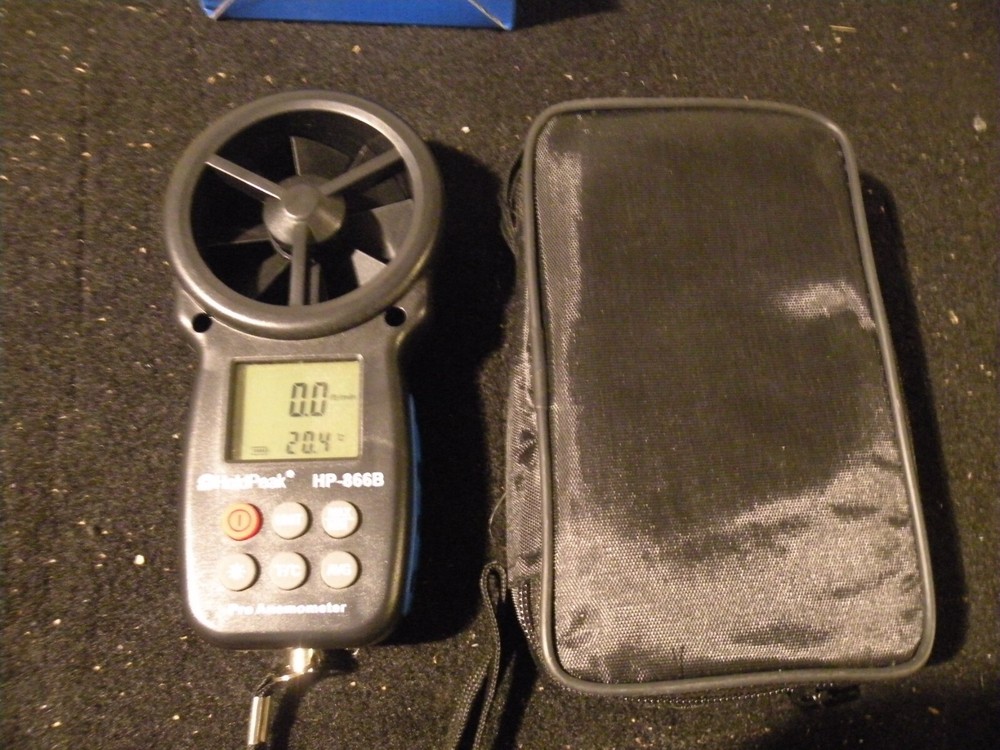 HOLD PEAK DIGITAL ANEMOMETER # HP-866B WITH CASE