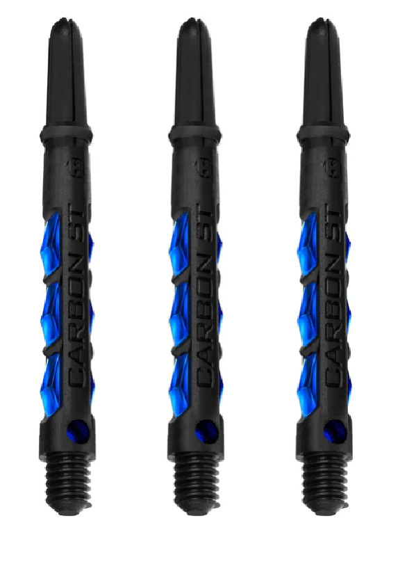 Harrows Carbon Piece Dart Shafts Blue Medium