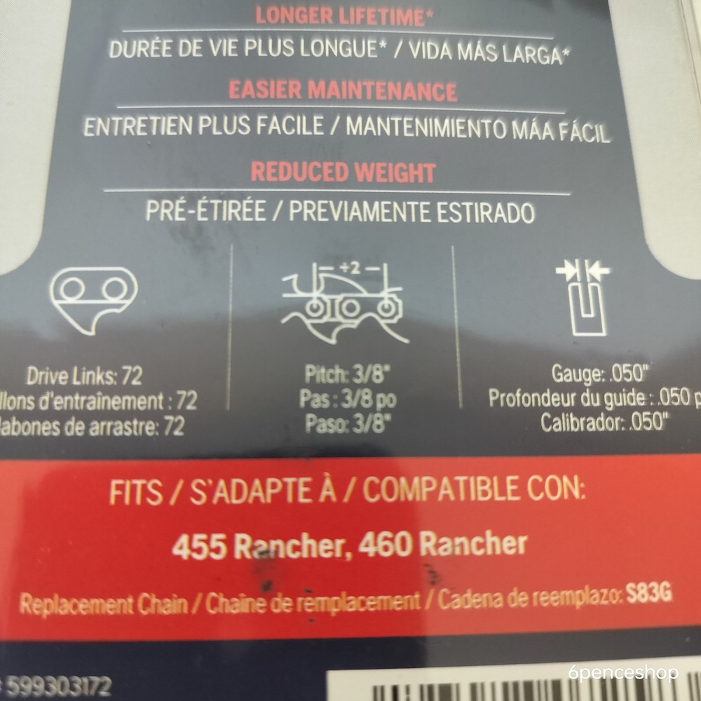 Husqvarna RANCHER XF280 20" Laminated Chainsaw Guide Bar