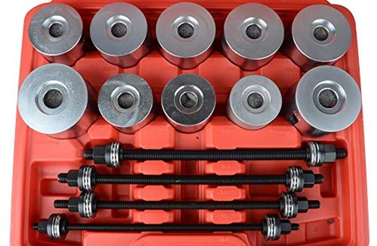 27Pc Universal Press and Pull Sleeve Kit Bush Bearing Removal Insertion Tool