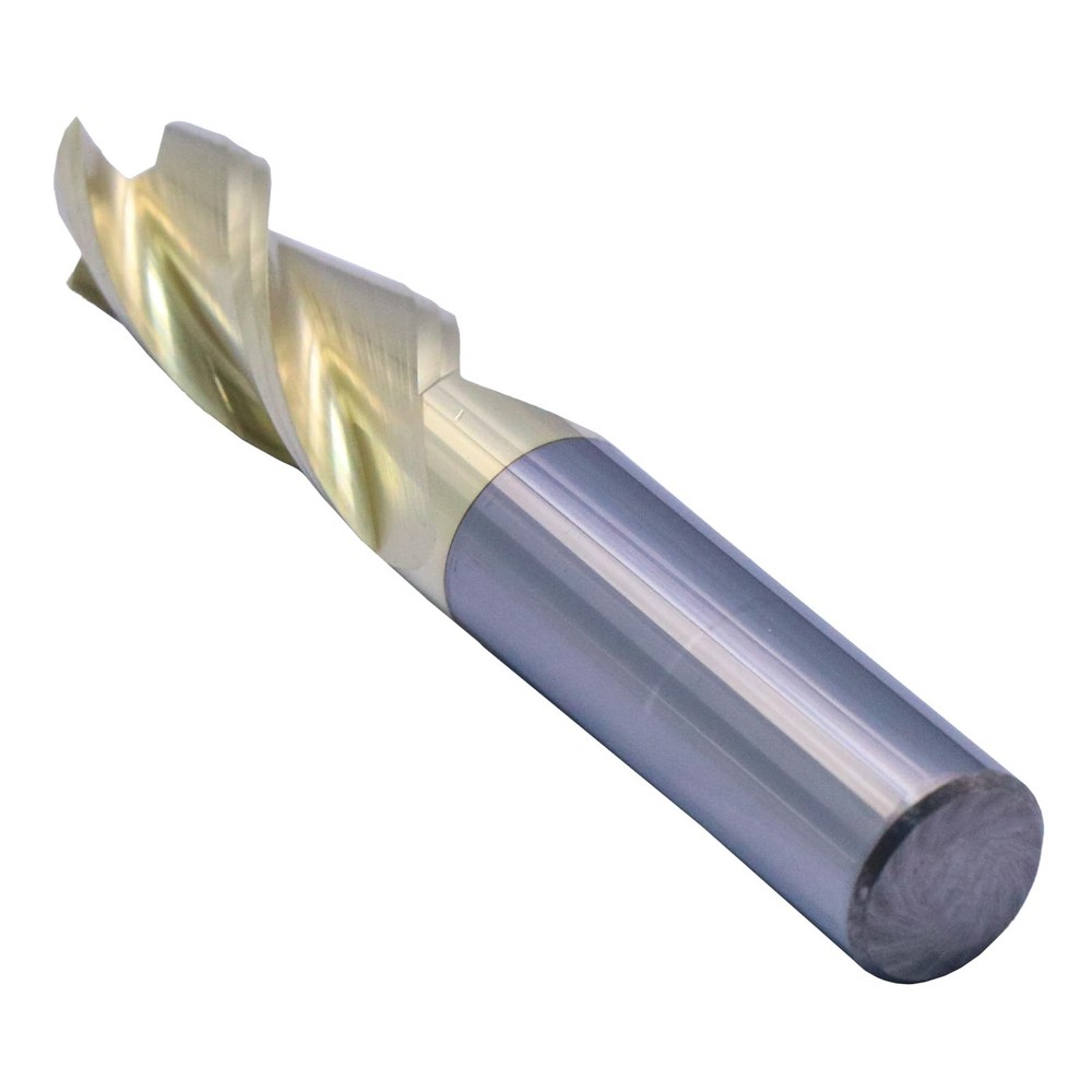 High Performance 1/2" Solid Carbide Square End Mill for Aluminum - ZrN Coated...