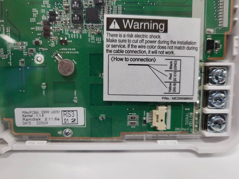 LG PREMTB100 Remote Controller HVAC, 12V