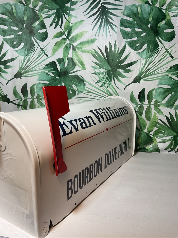 Evan Williams Bourbon Done Right Mailbox 1783 Gibraltar