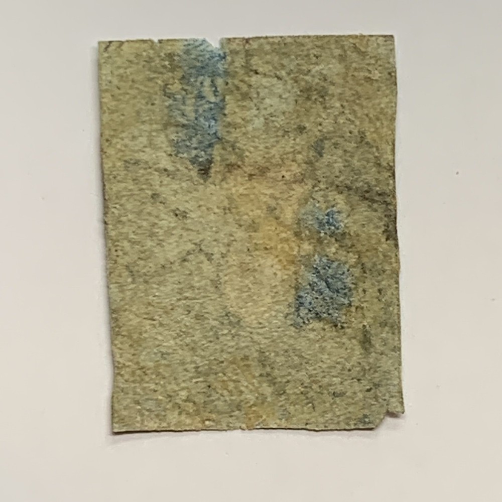 1850's-1860's CEYLON 1d IMPERF STAMP BLUE