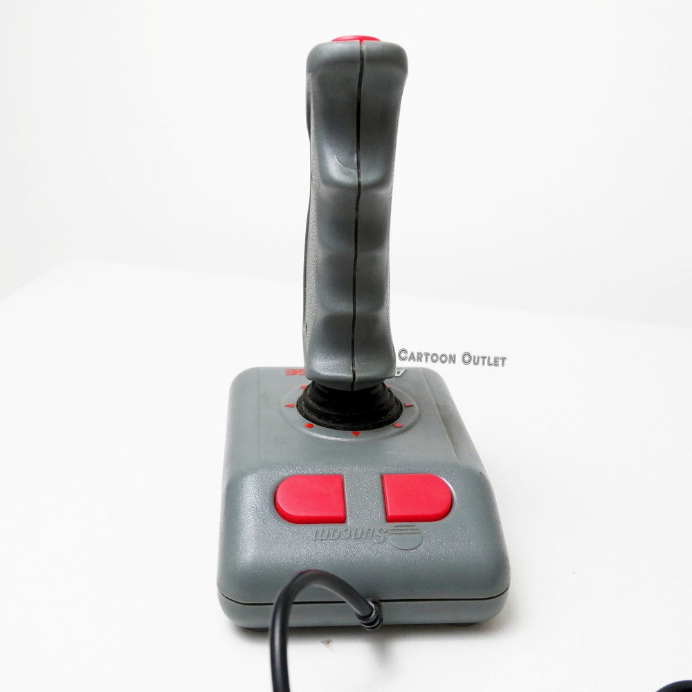 Vintage IBM PC Aircraft Style Joystick Game Controller Suncom Analog Edge