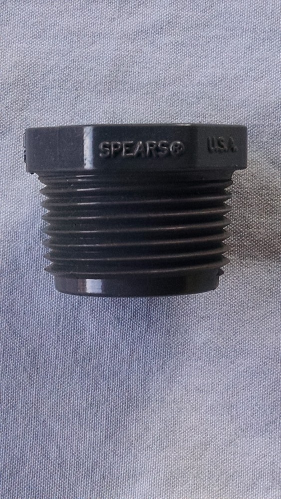 3/4" NPT PVC Hex Plugs SCH80 D2467