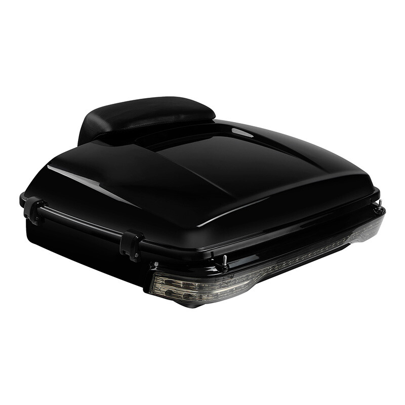 Chopped Trunk Backrest Tail Light Fit For Harley Road Glide 14-25