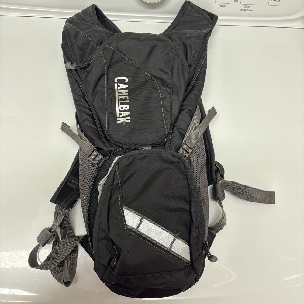 Camelbak Hydration Black Backpack/Blue Hydration Pack Great Condition