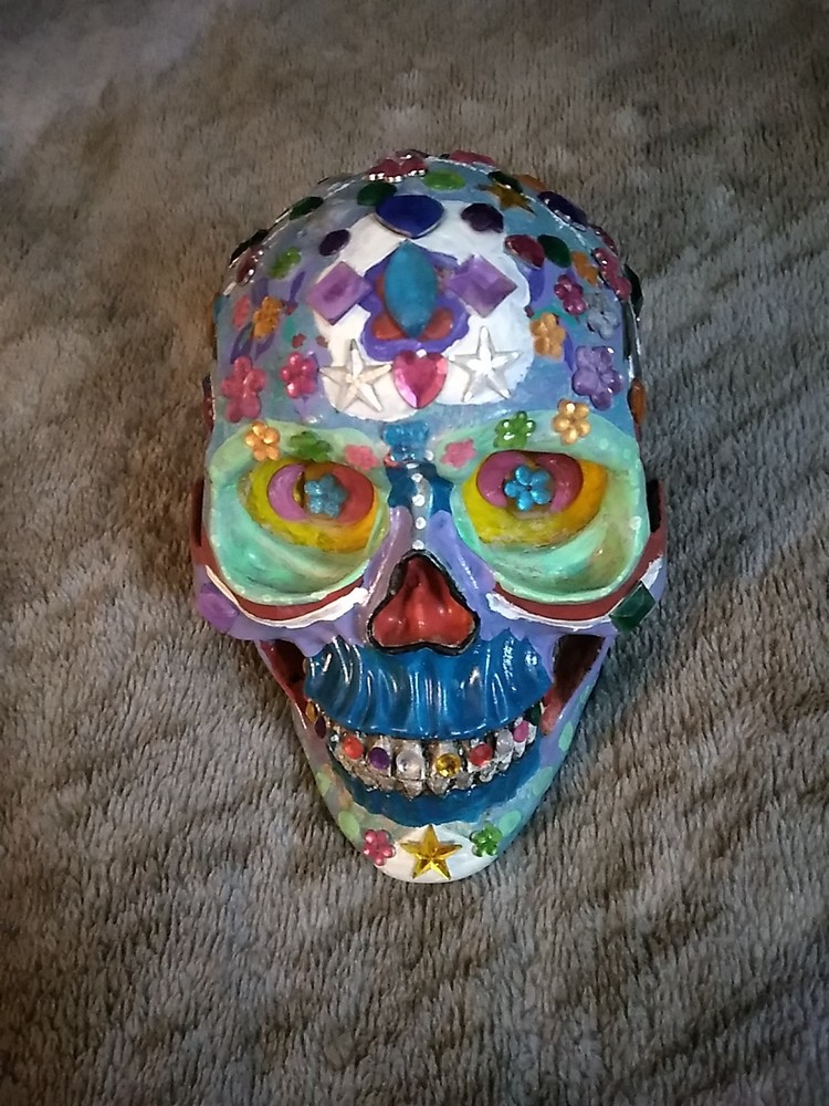 Decrotive Skull - Colorful
