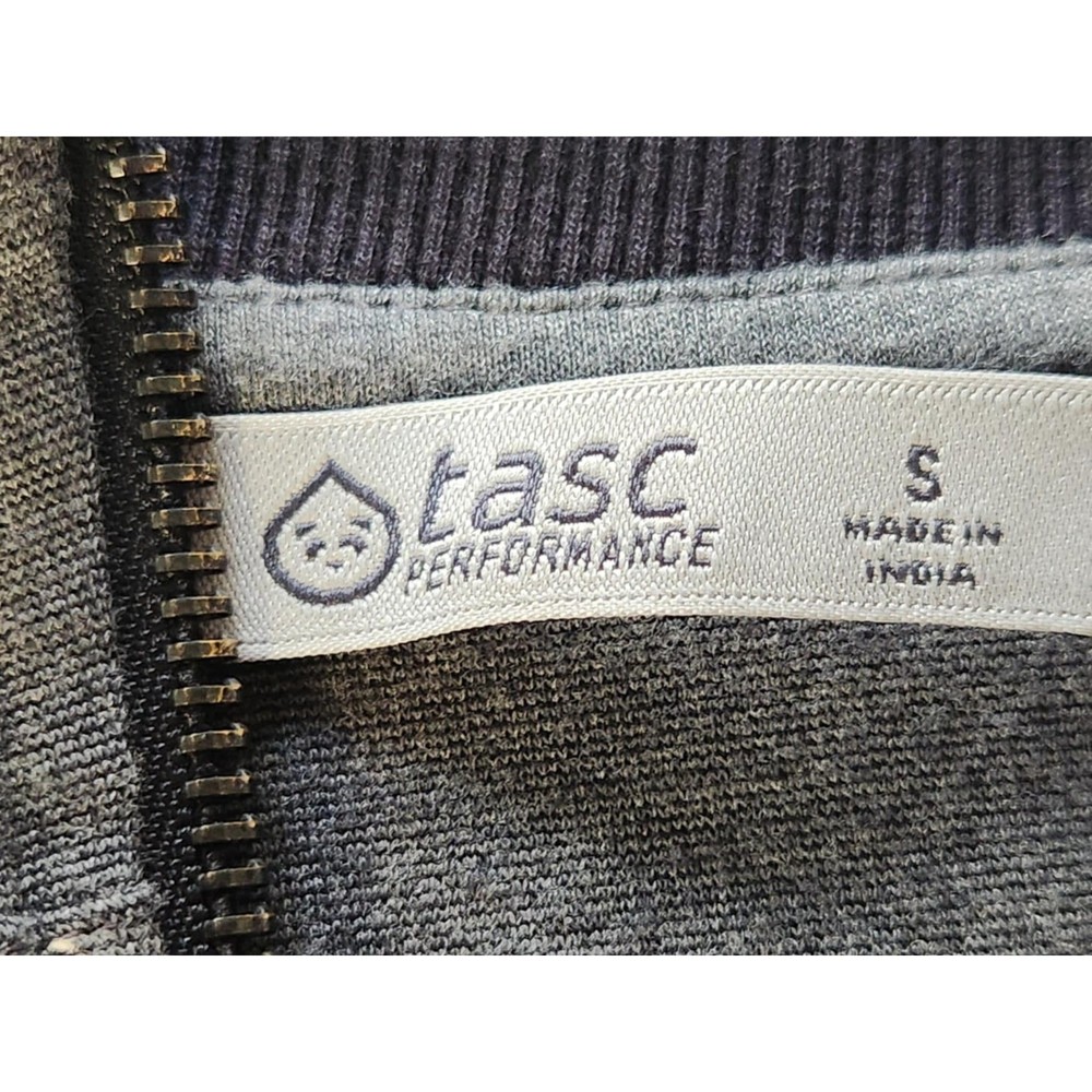 Tasc Golf Jacket Performance Bamboo Small Gray Pebble Beach Pro Am Full Zip