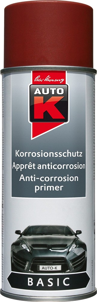Basic Anti Corrosion Primer, 400 ml, Reddish Brown Zinc Phosphate Base, Chrome...