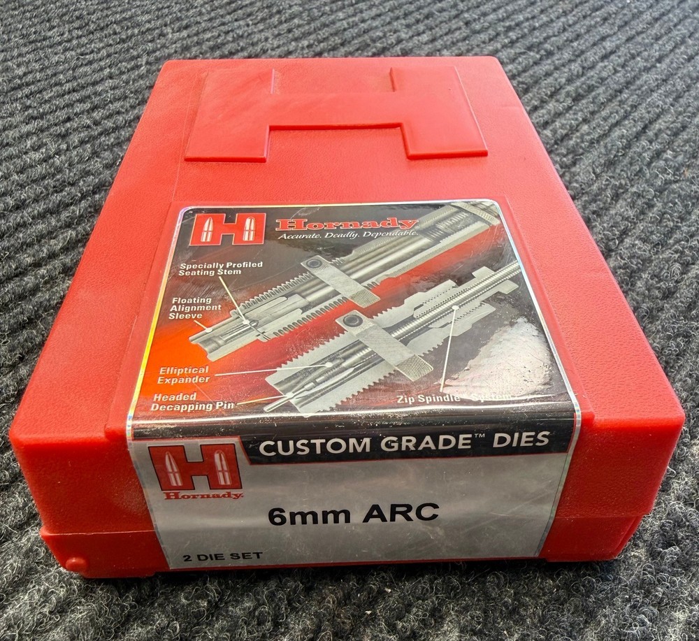 Hornady custom grade 6mm ARC loading dies