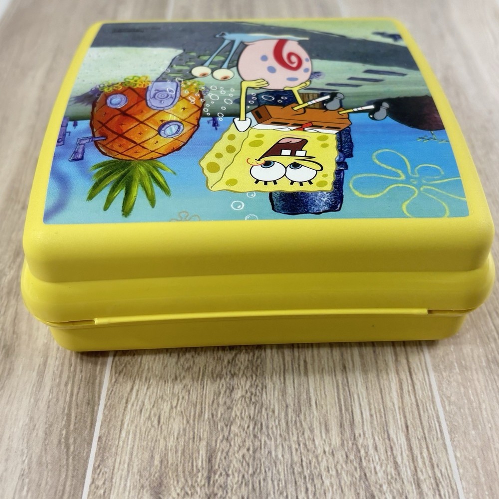 Tupperware SPONGEBOB SQUAREPANTS Sandwich Keeper Gary Pineapple 2007 EUC