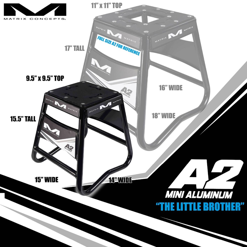 Matrix Concepts Mini A2 Aluminum Stand - Black