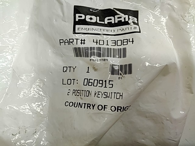 2 Position Key Switch - 2000 Polaris NOS