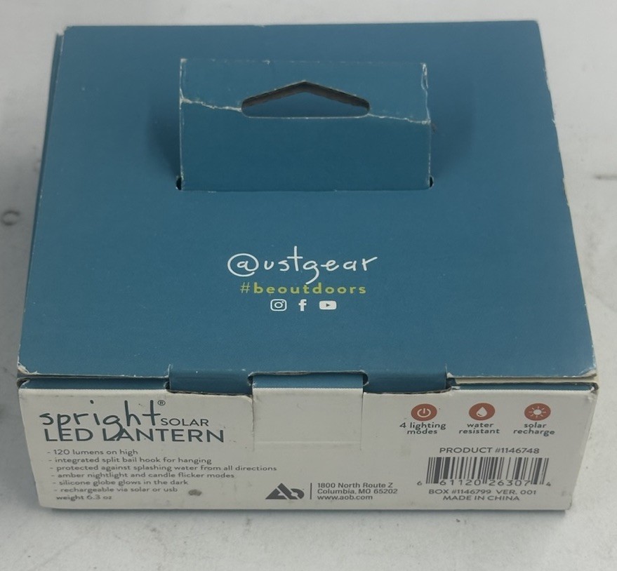 Ultimate Survival Technologies Spright Solar USB Lantern Water Resist