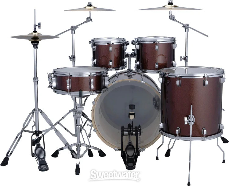 Ludwig Evolution 5-piece Complete Drum Set - Caramel Sparkle