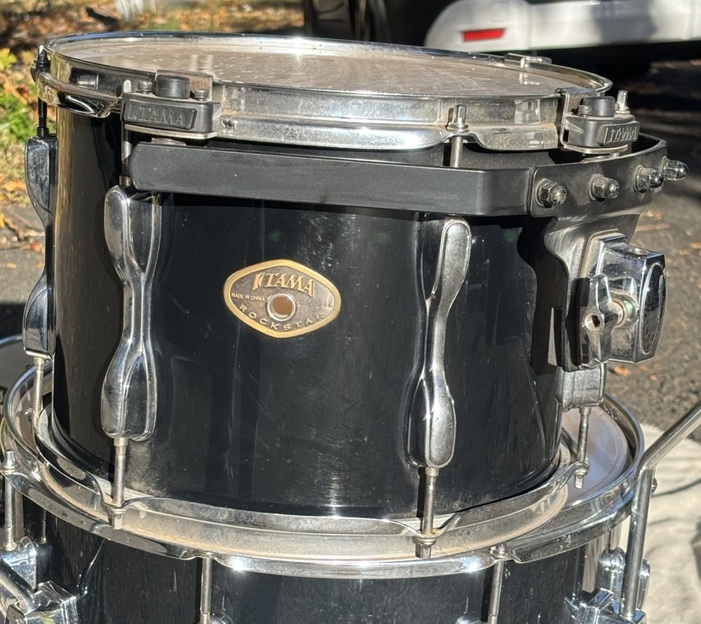 TAMA Rockstar 12” Rack Tom Drum Black with Mount
