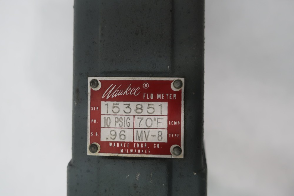 Waukee MV-8 Nitrogen Flow Meter 0-350cfm