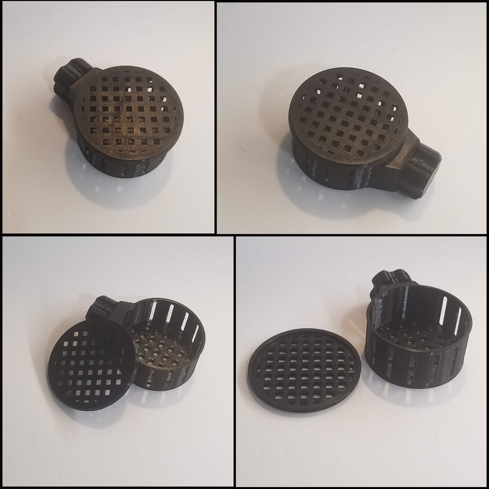 Magnetic Mushroom Basket –Protector w/ Easy Remove Cap -3D Printed - PETG