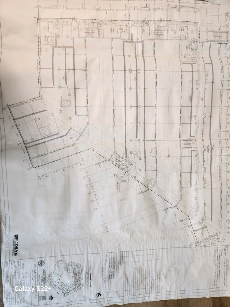 Original Pentagon Blueprints. 30 pages available. Every image varies.