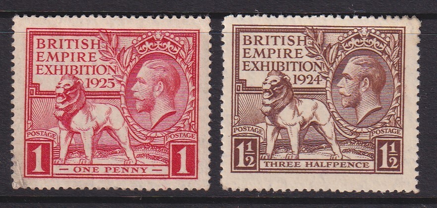SG430-431 1924 Wembley Set M/MINT