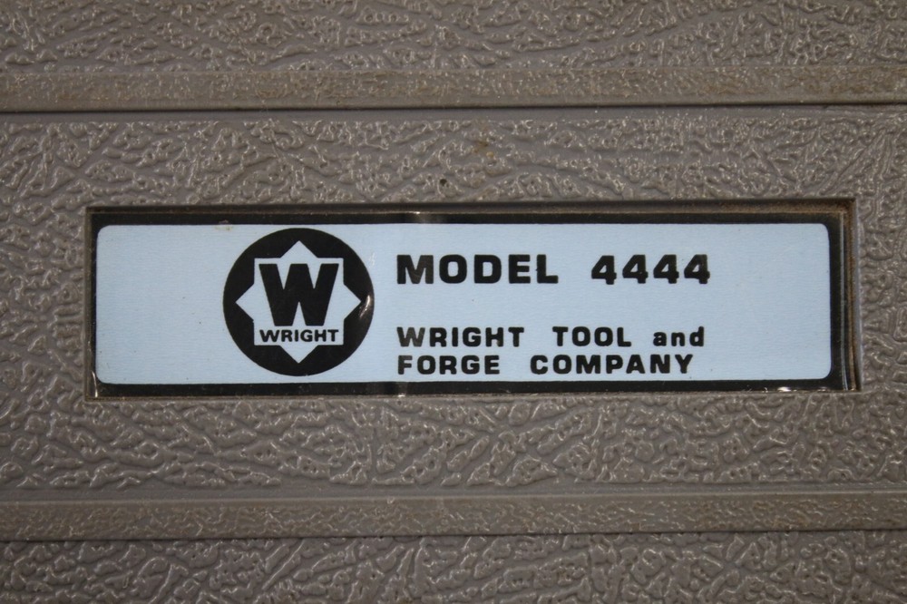 WRIGHT MODEL 4444 TORQUE WRENCH IN CASE